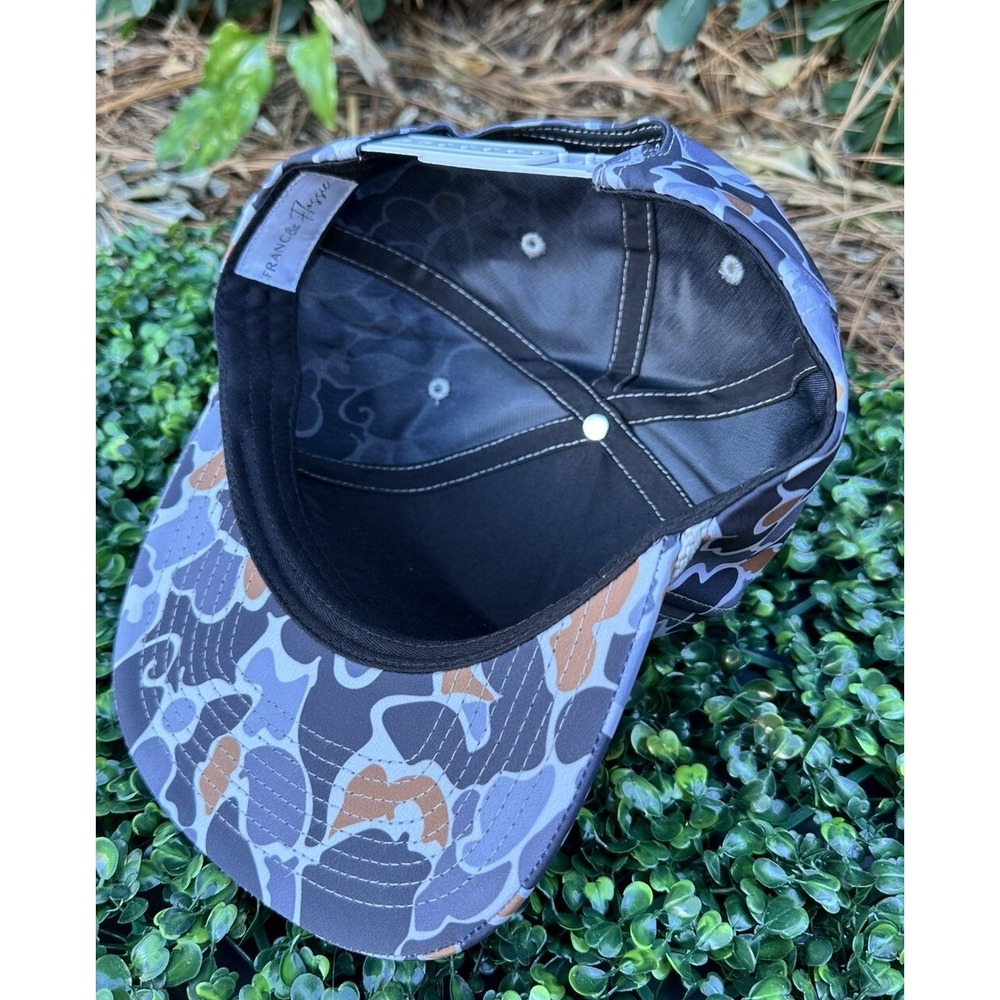 Franc & Jesse Snapback Hat Mens OSFM Blue Duck Camo Excellent Rope Flat Brim Cap - Picture 4 of 5